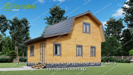 Проект  Площадь: 73, Размер: 6х9