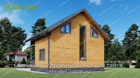 Проект П-27 Площадь: 76,35, Размер: 7х8