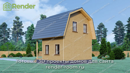 Проект  Площадь: 55, Размер: 6х6