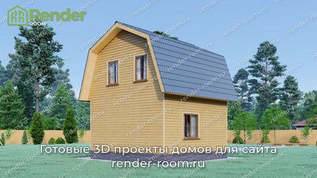 Проект  Площадь: 55, Размер: 6х6