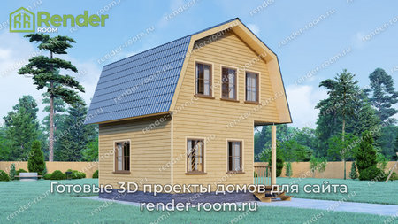 Проект  Площадь: 55, Размер: 6х6