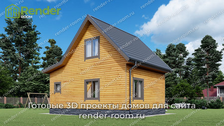 Проект  Площадь: 63, Размер: 6х8