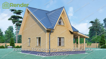 Проект  Площадь: 80, Размер: 6х8