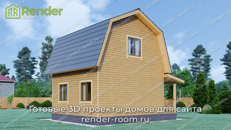 Проект  Площадь: 58, Размер: 6х6