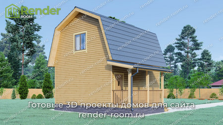 Проект  Площадь: 58, Размер: 6х6