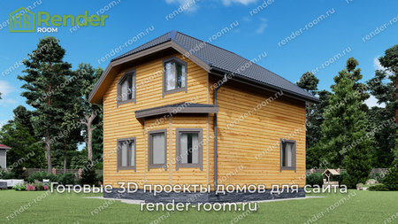 Проект  Площадь: 90,73, Размер: 7х9