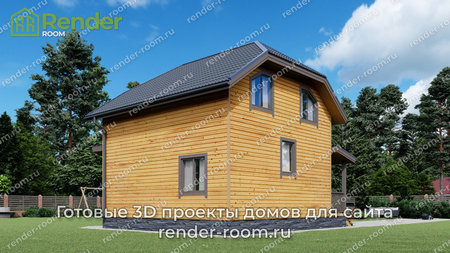 Проект  Площадь: 90,73, Размер: 7х9