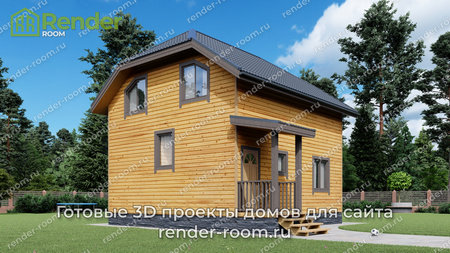 Проект  Площадь: 90,73, Размер: 7х9