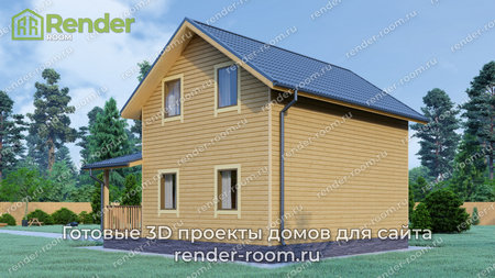 Проект  Площадь: 96, Размер: 8х9