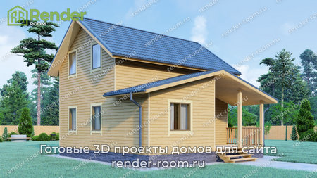 Проект  Площадь: 96, Размер: 8х9