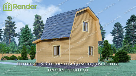 Проект П-283 Площадь: 49, Размер: 6х6