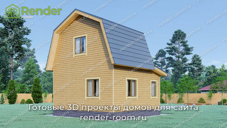 Проект П-283 Площадь: 49, Размер: 6х6