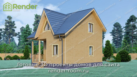 Проект  Площадь: 73, Размер: 6х8