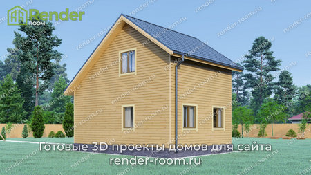 Проект  Площадь: 73, Размер: 6х8