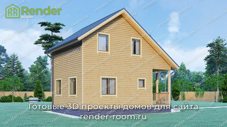 Проект  Площадь: 73, Размер: 6х8