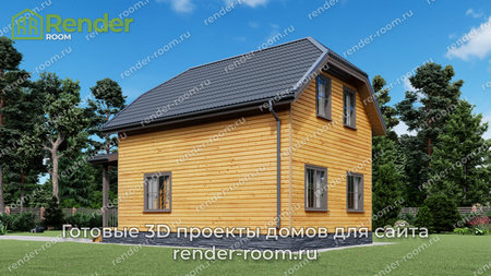 Проект  Площадь: 96,37, Размер: 7х9