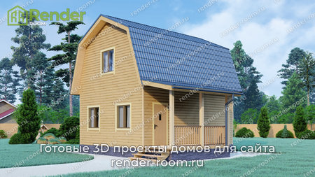 Проект  Площадь: 68, Размер: 6х7