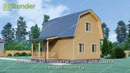 Проект  Площадь: 68, Размер: 6х7