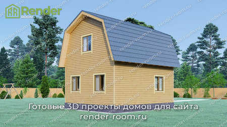 Проект  Площадь: 68, Размер: 6х7