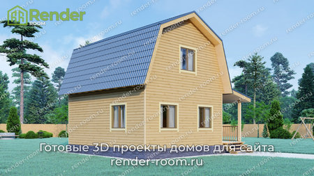 Проект  Площадь: 68, Размер: 6х7