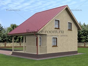 Проект П-293 Площадь: 70, Размер: 6х8