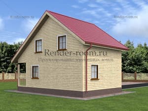 Проект П-293 Площадь: 70, Размер: 6х8