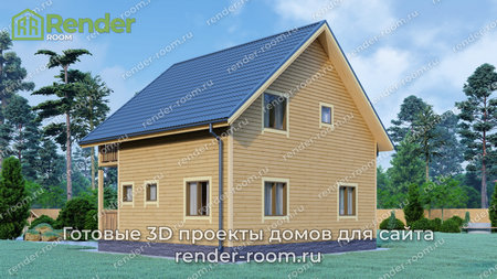 Проект  Площадь: 116, Размер: 8х9