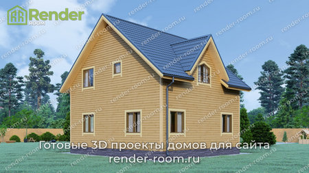 Проект  Площадь: 116, Размер: 8х9