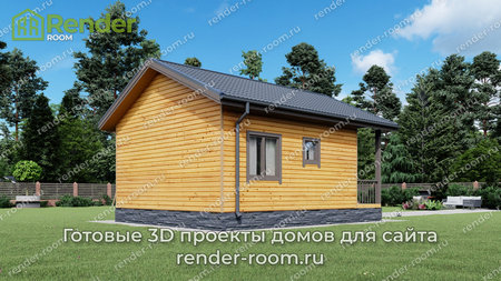 Проект  Площадь: 36, Размер: 6х8