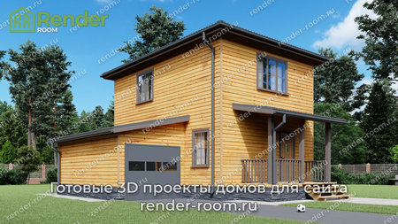 Проект П-305 Площадь: 76, Размер: 8х9