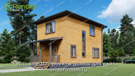 Проект П-305 Площадь: 76, Размер: 8х9