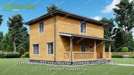 Проект  Площадь: 120, Размер: 8х9