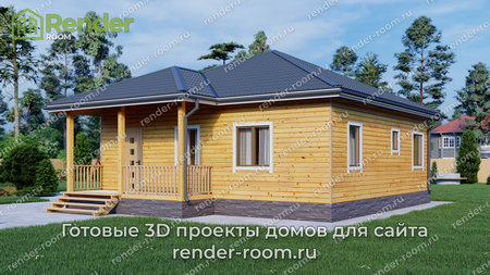 Проект  Площадь: 74, Размер: 9х9