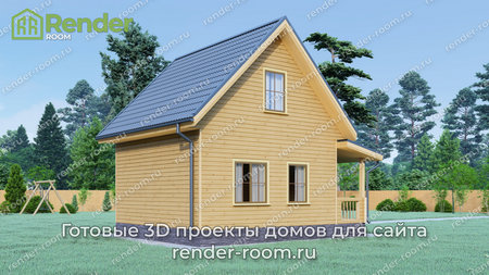 Проект  Площадь: 56, Размер: 6х6