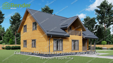 Проект  Площадь: 134, Размер: 9х13