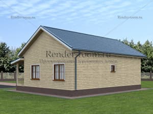 Проект  Площадь: 76, Размер: 9х11