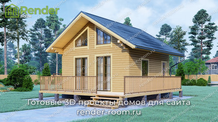 Проект  Площадь: 43, Размер: 6х6