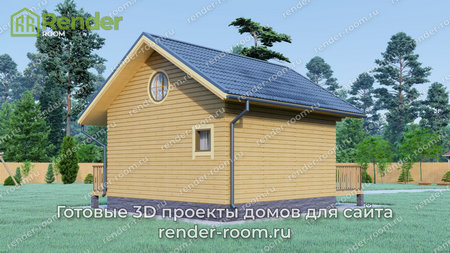 Проект  Площадь: 43, Размер: 6х6