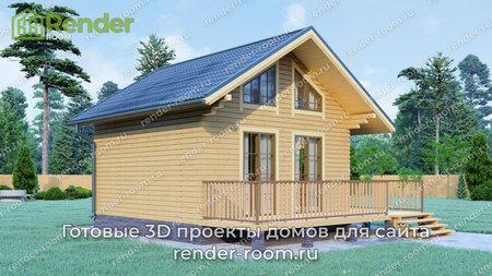 Проект  Площадь: 43, Размер: 6х6