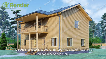 Проект П-320 Площадь: 181, Размер: 8х12