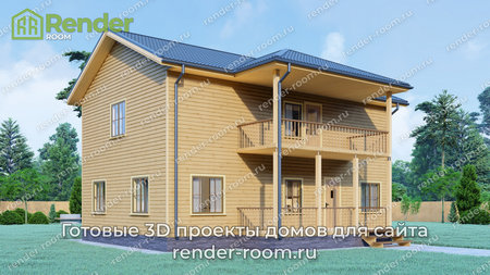 Проект П-320 Площадь: 181, Размер: 8х12