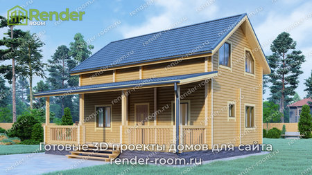 Проект  Площадь: 91, Размер: 6х9