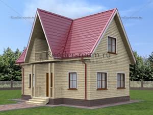 Проект  Площадь: 82, Размер: 6х9