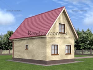 Проект  Площадь: 82, Размер: 6х9