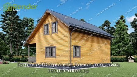 Проект  Площадь: 110, Размер: 8х10