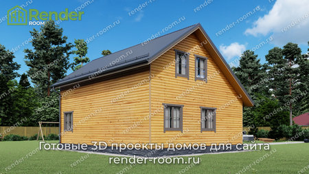 Проект  Площадь: 110, Размер: 8х10