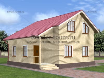 Проект  Площадь: 107, Размер: 9х10