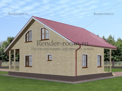 Проект  Площадь: 107, Размер: 9х10