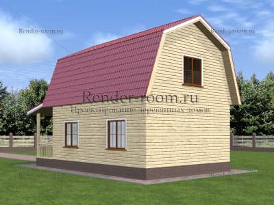 Проект  Площадь: 67, Размер: 6х10