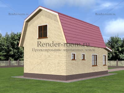 Проект  Площадь: 67, Размер: 6х10